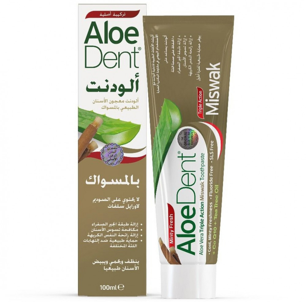 Aloedent, Toothpaste,Miswak,100ml