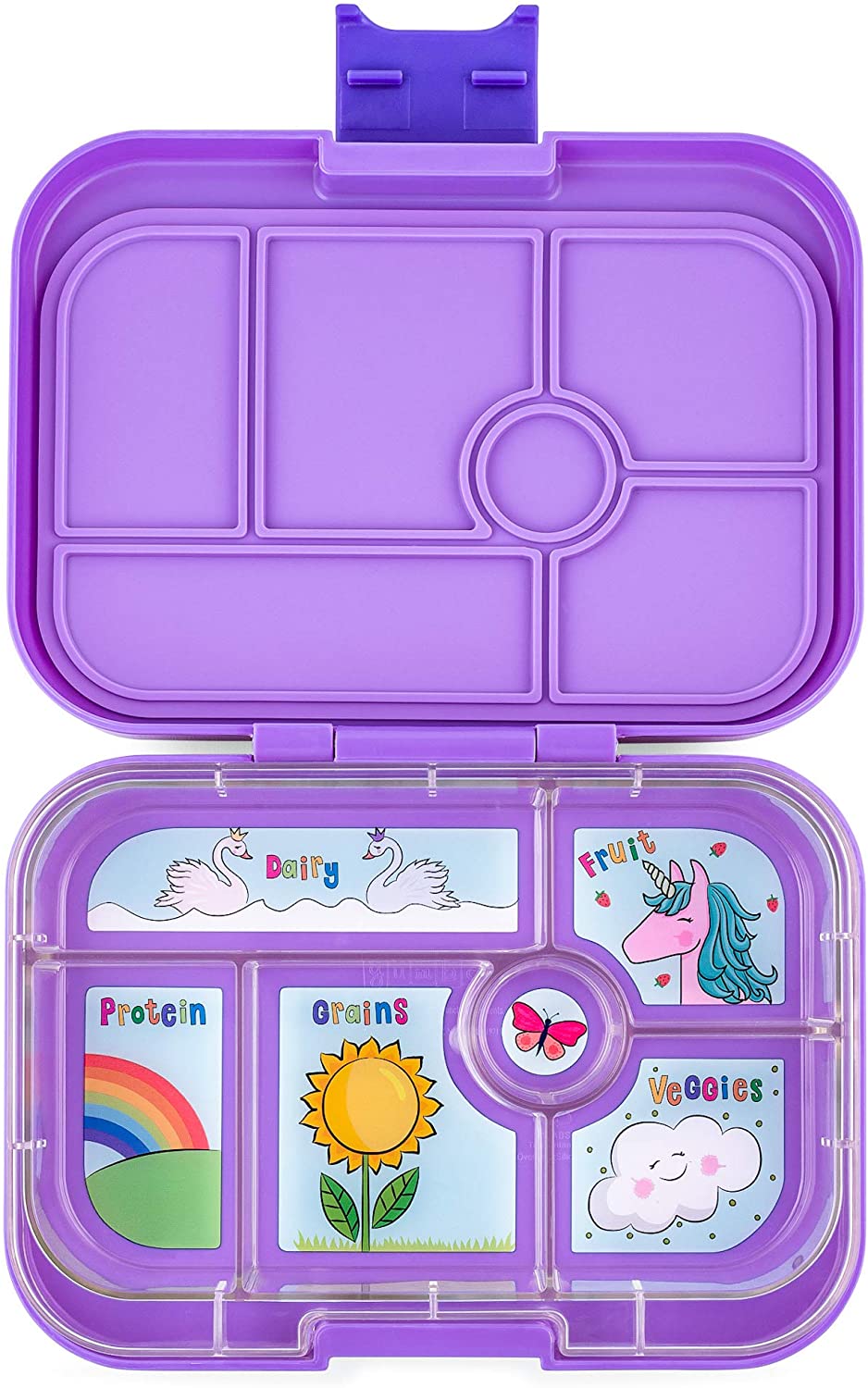 YUMBOX, Original Bento Lunch Box, Dreamy purple, 6compartments