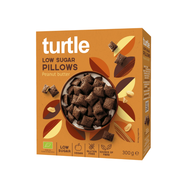 Turtle , Pillows peanut butter , Low Sugar , 300 g