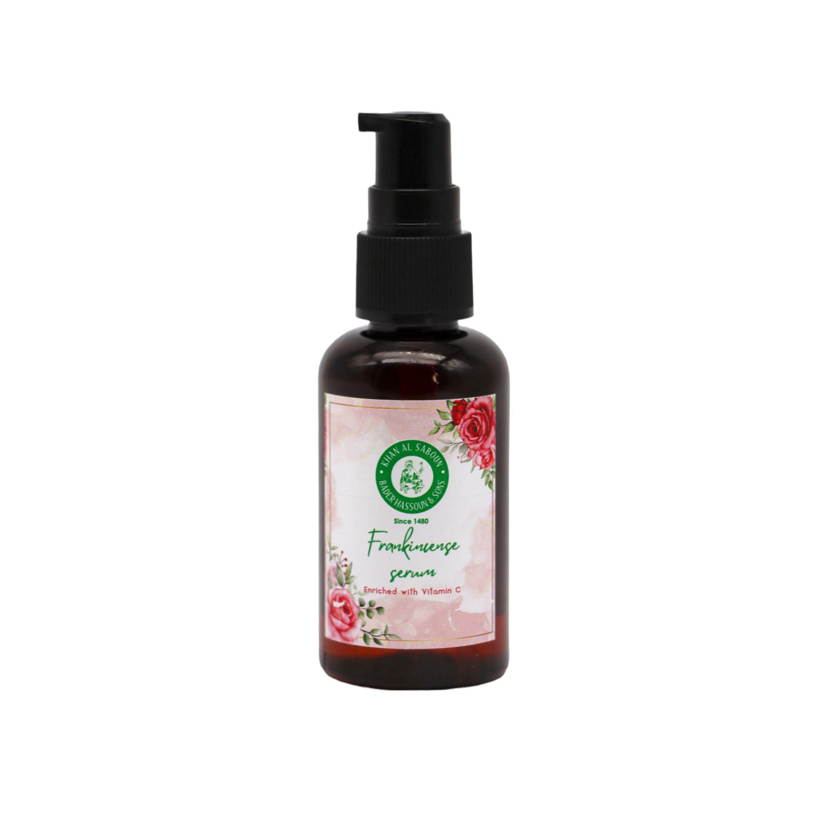 Khan AL Saboun , Frankincense & Rose serum , Vitamin C , 50 ml