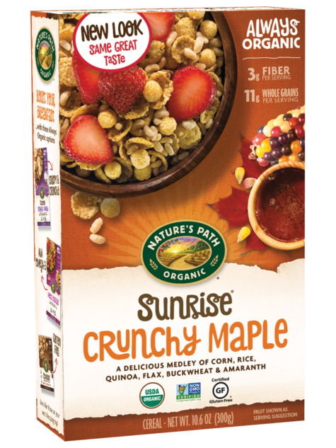 Natures Path, Crunchy maple sunrise, 300g