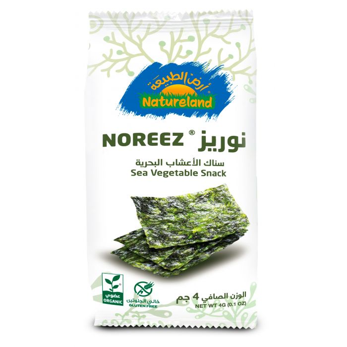 Natureland , Noreez , sea Vegetable snack , 4g