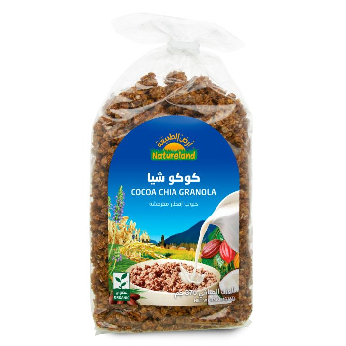 Natureland , Cocoa Chia Granola , 375g