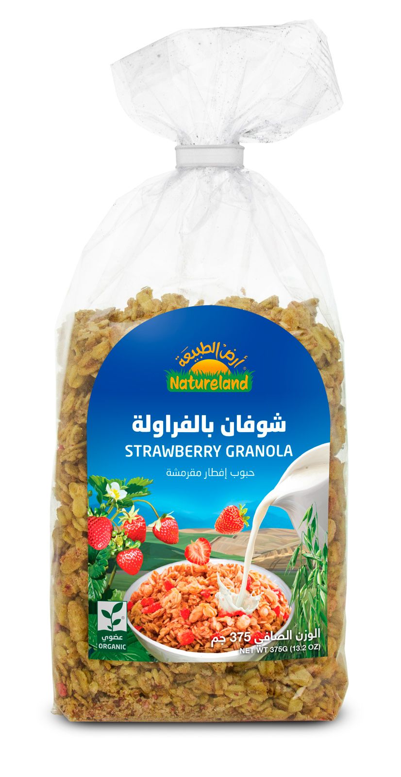 Natureland , Strawberry Granola , 375g