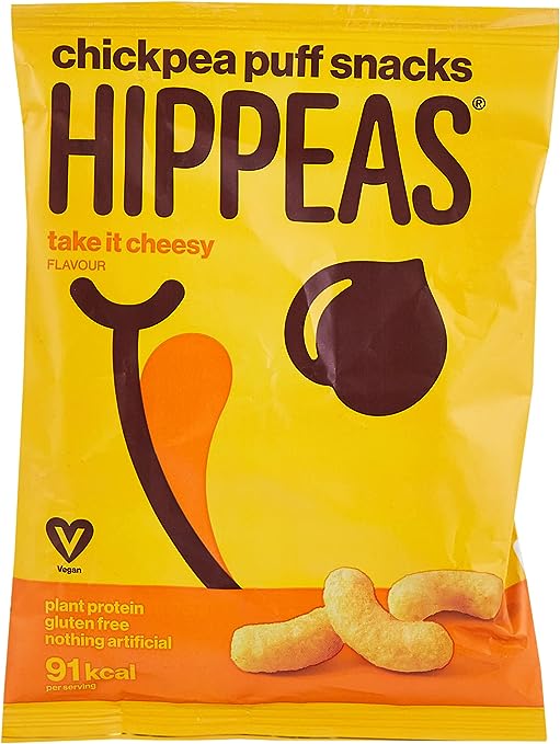 Hippeas, Chickpea Puff Snack, Cheesy 78 g