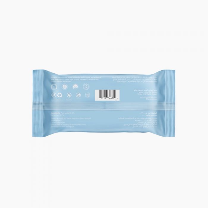 Bonato , Unscented water wipes , 60 wipes