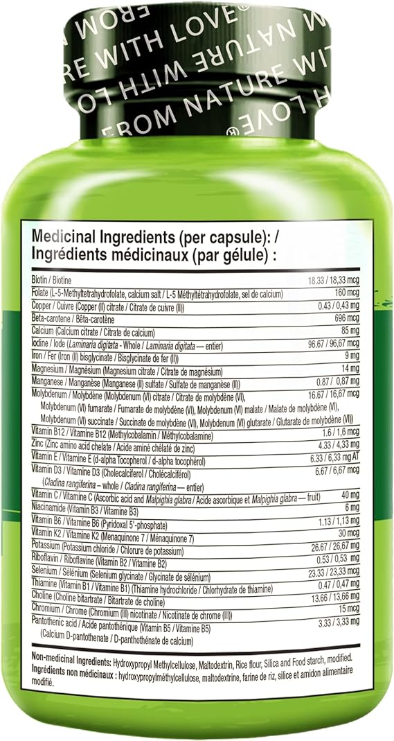 NATURELO, Prenatal Multivitamin, 180 Vegetarian Capsules