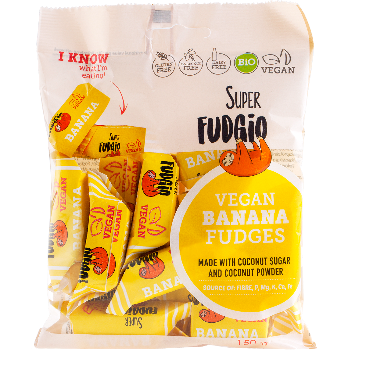 Super Fudgio, Organic & Vegan Banana Fudge, 150g