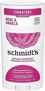 Schmidt's, Natural Deodorant, Rose & Vanilla, 92g