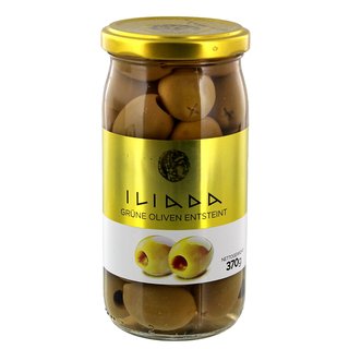 Iliada, green olives pitted, 370g