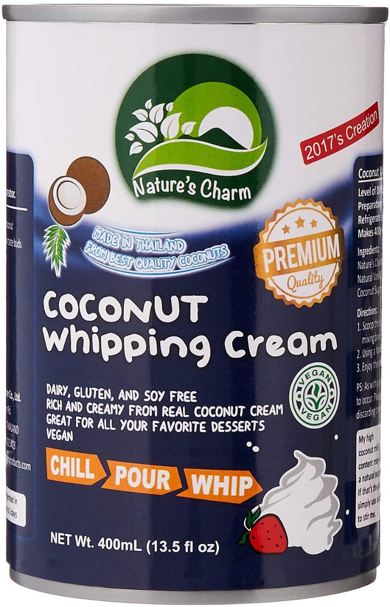 Natures Charm, Coconut whipping cream, 400 ml
