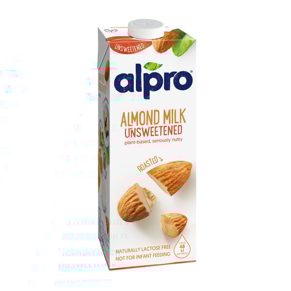 Alpro, Roasted almond unsweetend drink, 1ltre