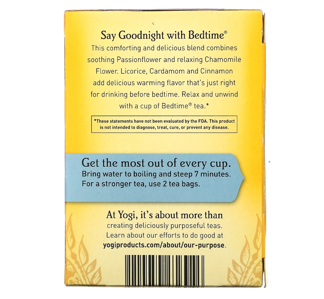 Yogi Tea, Bedtime 16 Bags