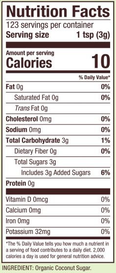 Bobs Red Mill, Organic coconut sugar, 369g