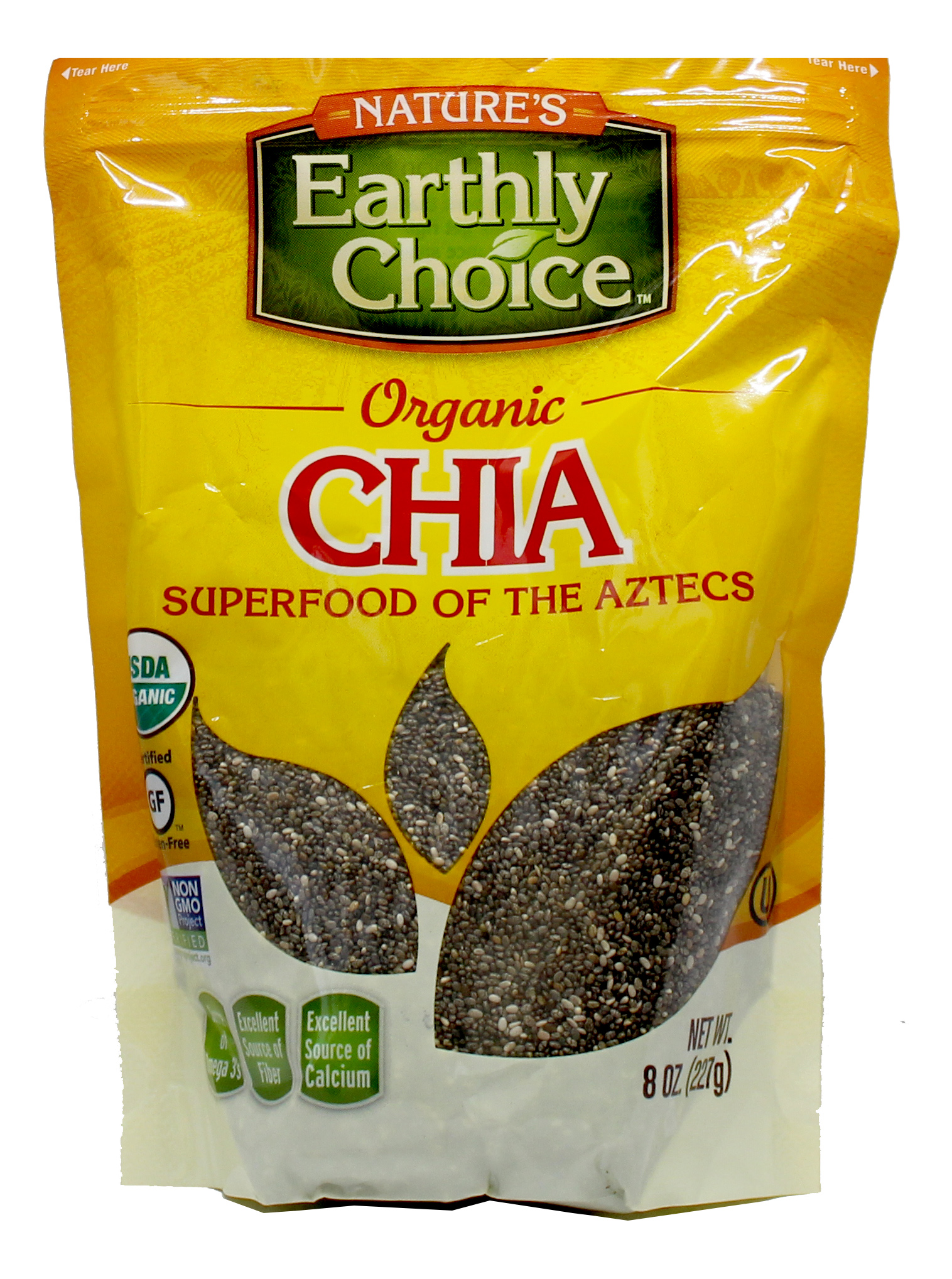 Earthly Choice, Organic Chia seeds, 227g