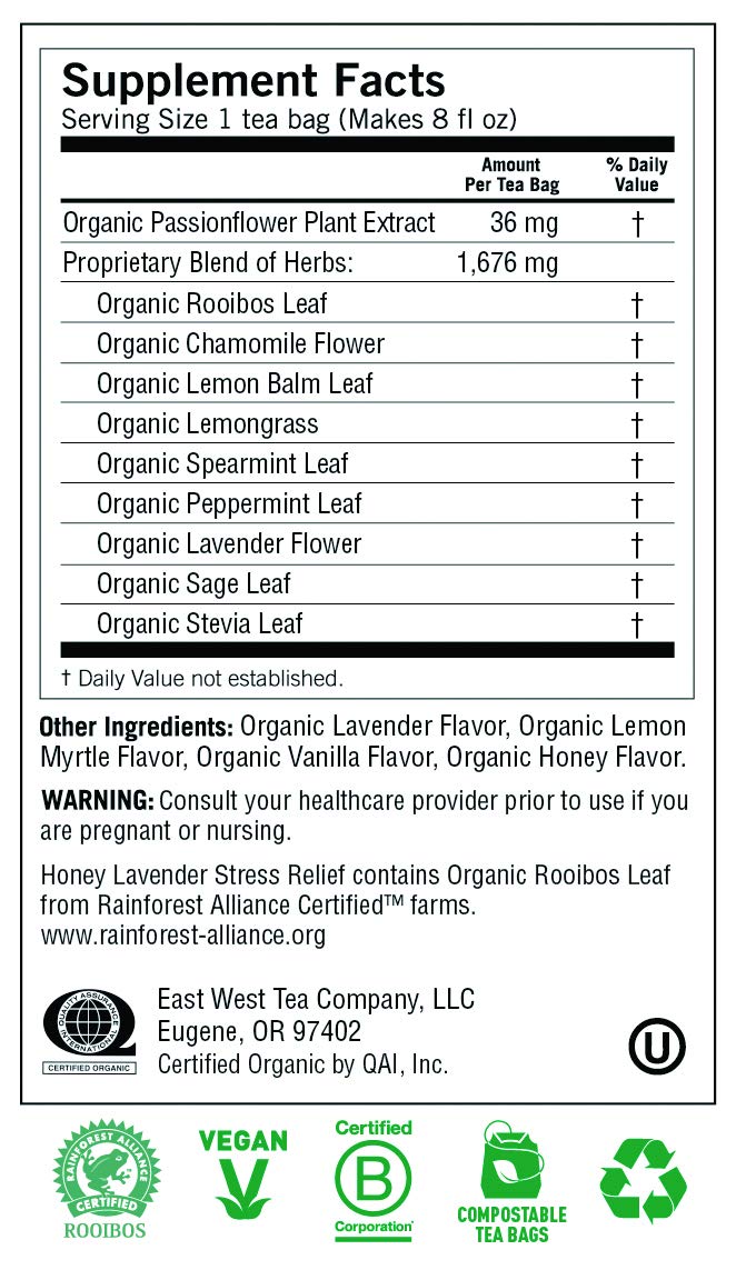 Yogi Tea, Honey Lavender Stress Relief 16 Bags