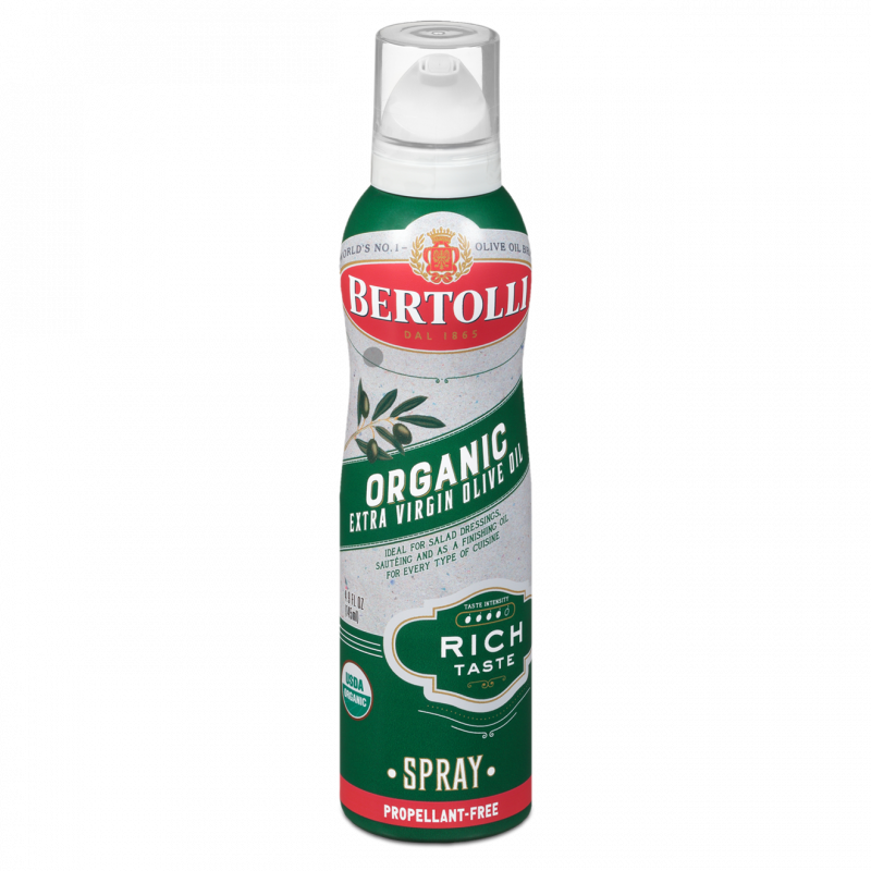 BERTOLLI, ORGANIC EXTRA VIRGIN OLIVE OIL SPRAY, 145g