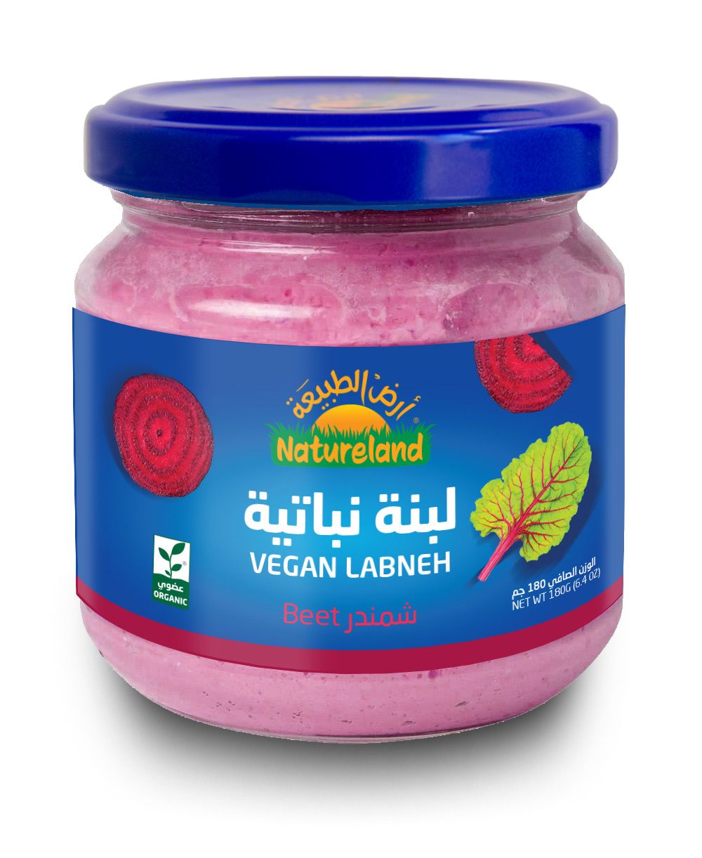 Natureland,Vegan Labneh,Beet,180g