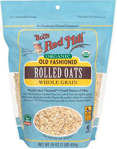 Bobs, Organic Rolled oat flakes, 907g