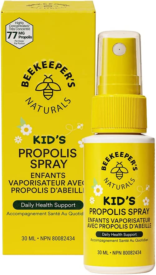 Beekeepers Naturals, Propolis Throat Spray for Kids, 30 ml