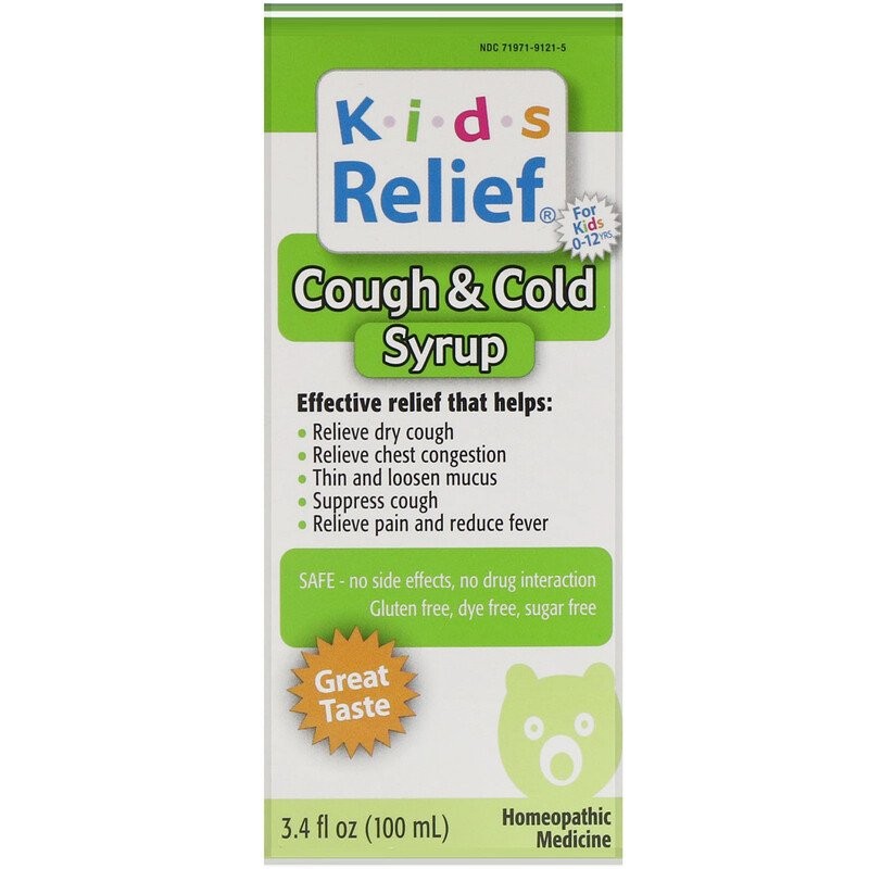 Kids Relief, Cough & Cold Syrup, 100 ml