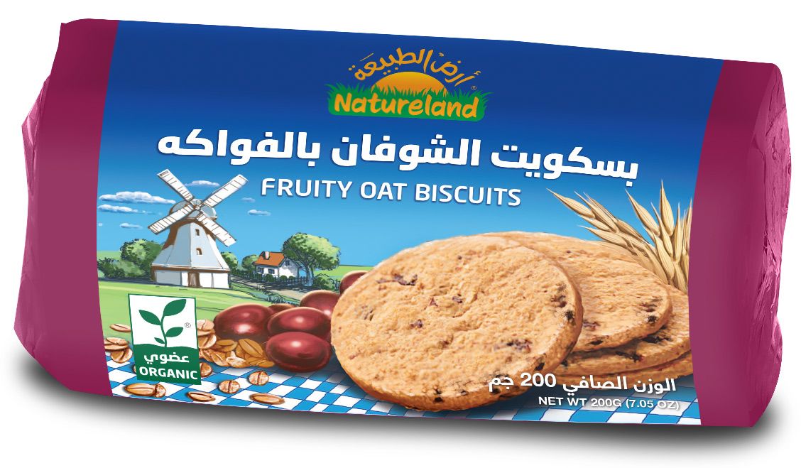 Natureland,Fruity Oat Biscuits,200g