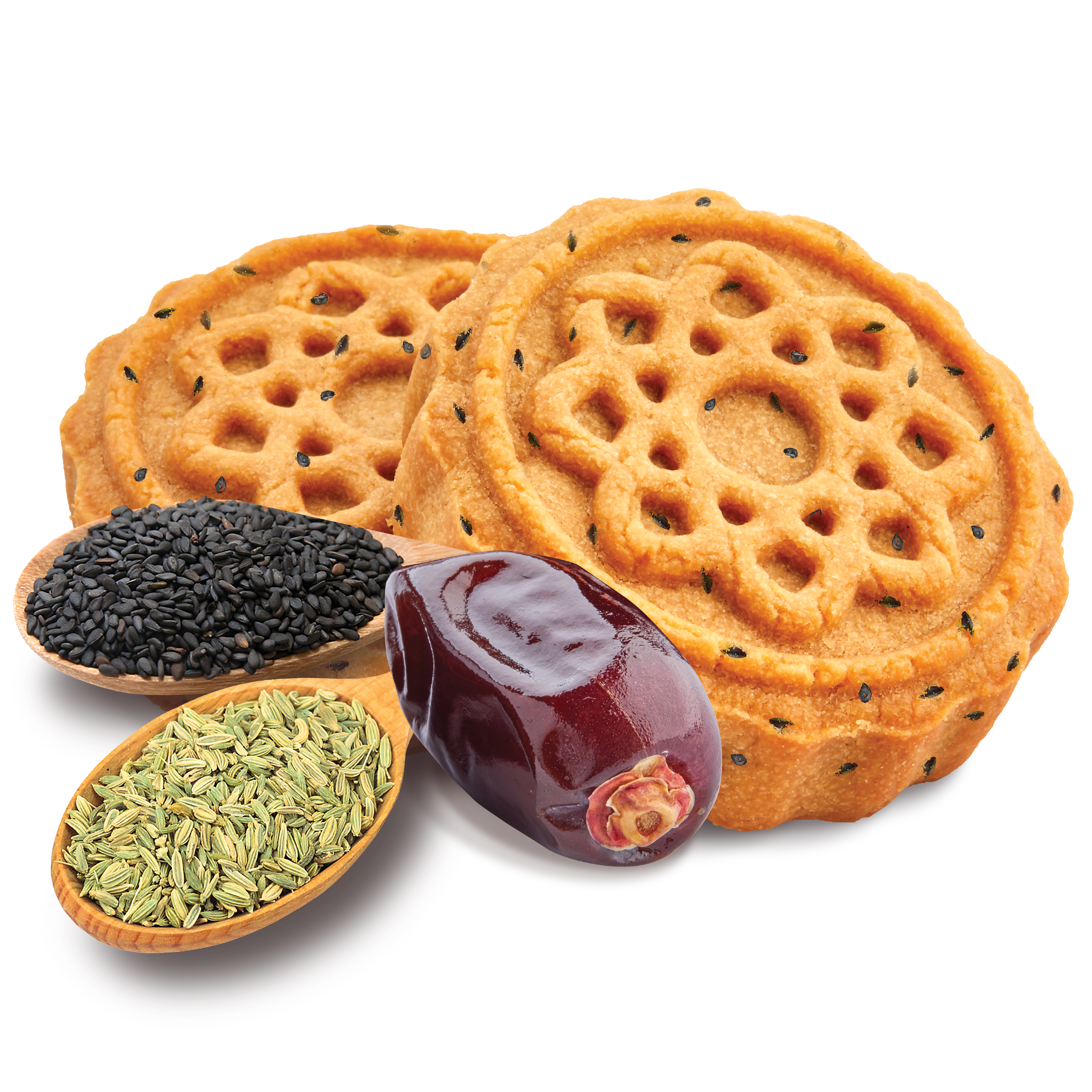 JANNATY,Maamoul with black seeds and fennel,12pcs