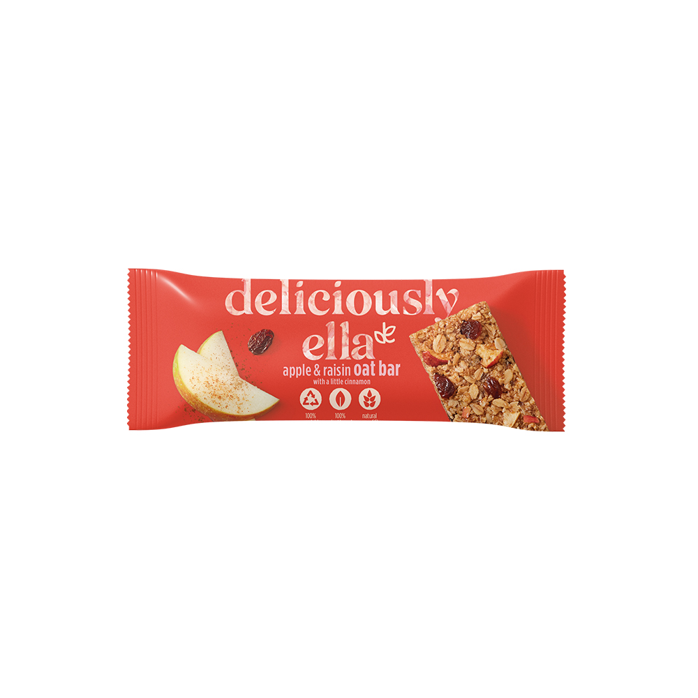 Deliciously Ella ,Apple and raisin oat bars,50g