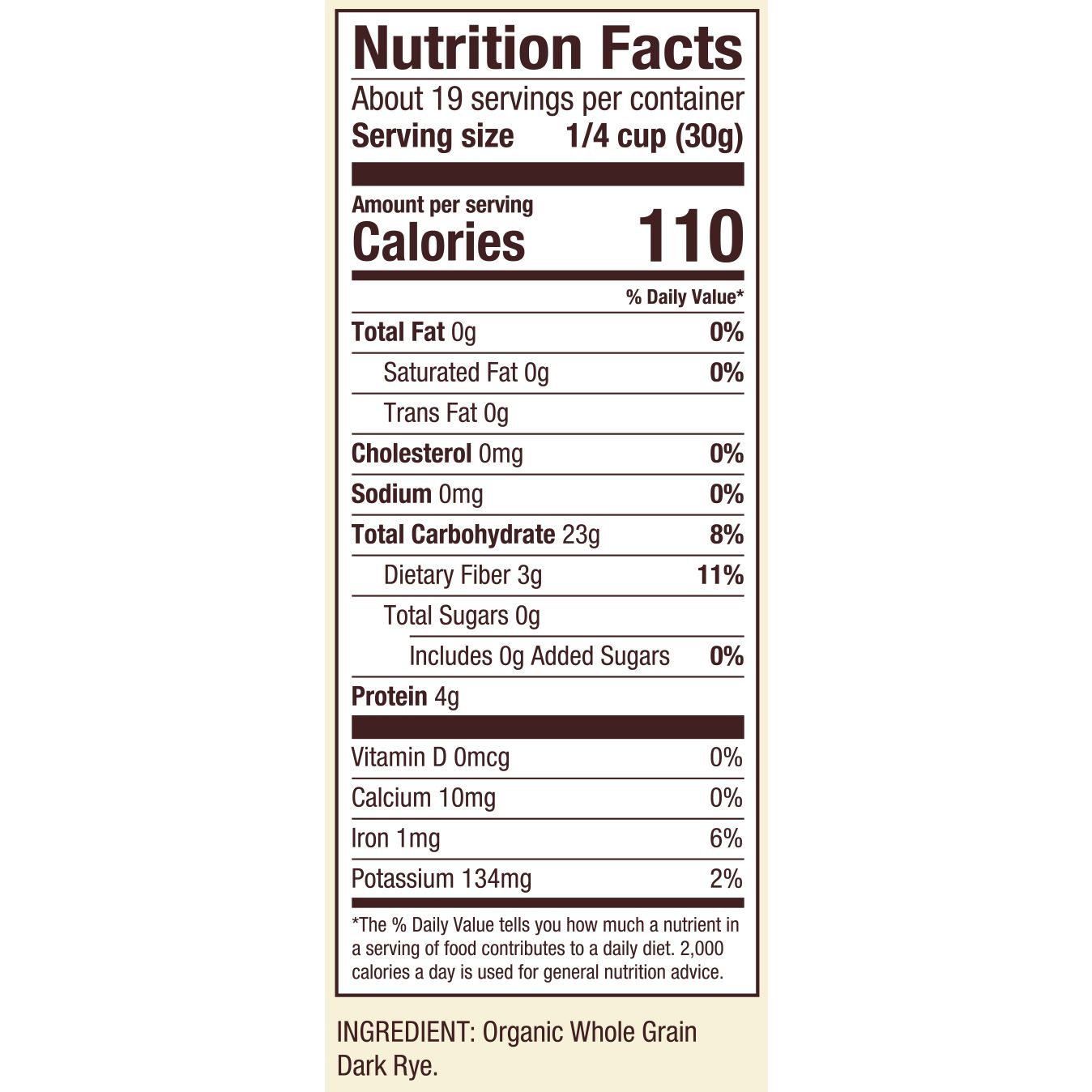 Bobs Red Mill,Organic Dark Rye Flour,567g