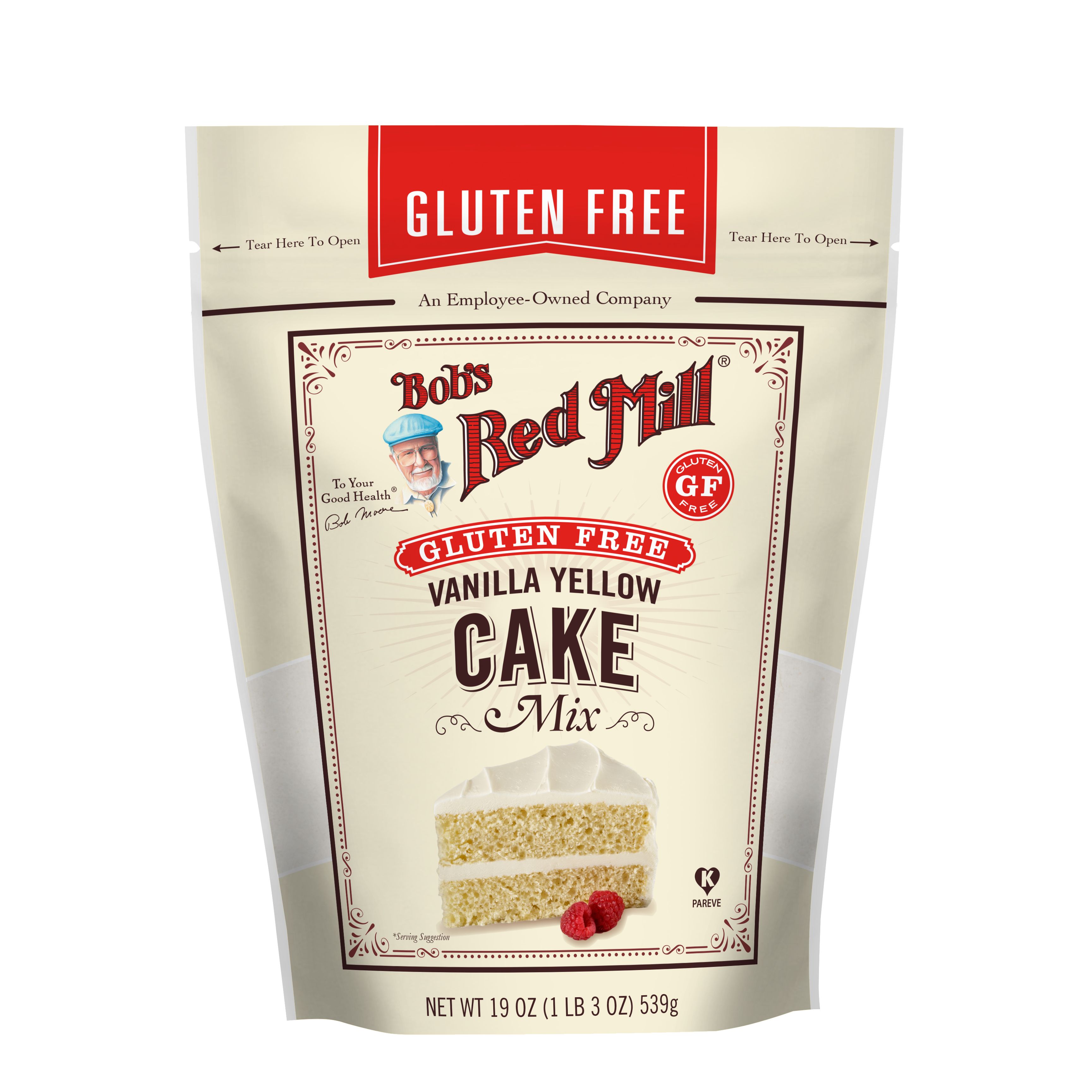 Bobs Red Mill,Gluten Free Vanilla Yellow Cake Mix,539g