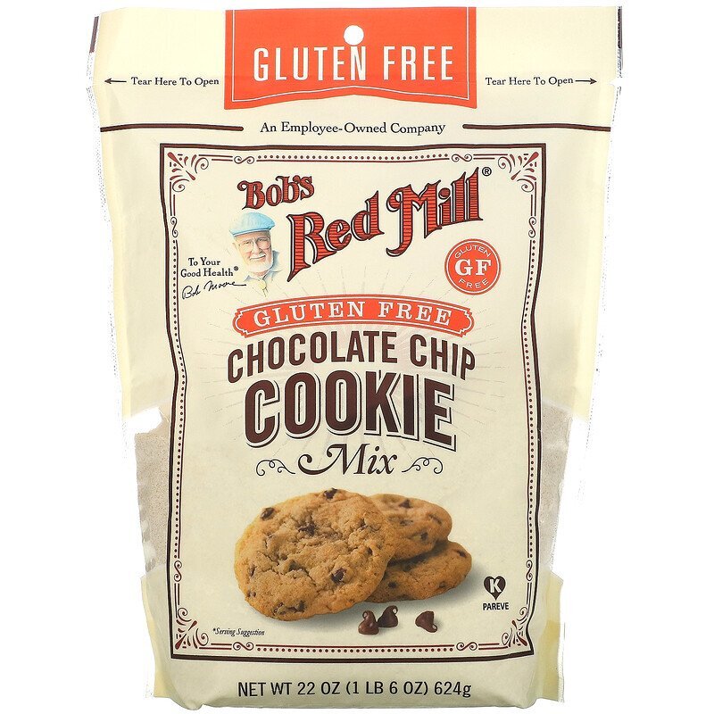 Bob's, Chocolate Chip Cookie Mix, Gluten Free,624 g