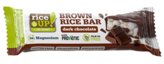 Riceup,Rice bar,Dark chocolate,18g