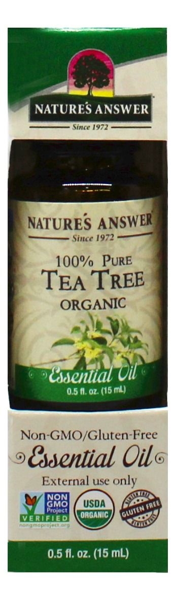 Nature answer, Organic Tea tree essential oil, 15ml