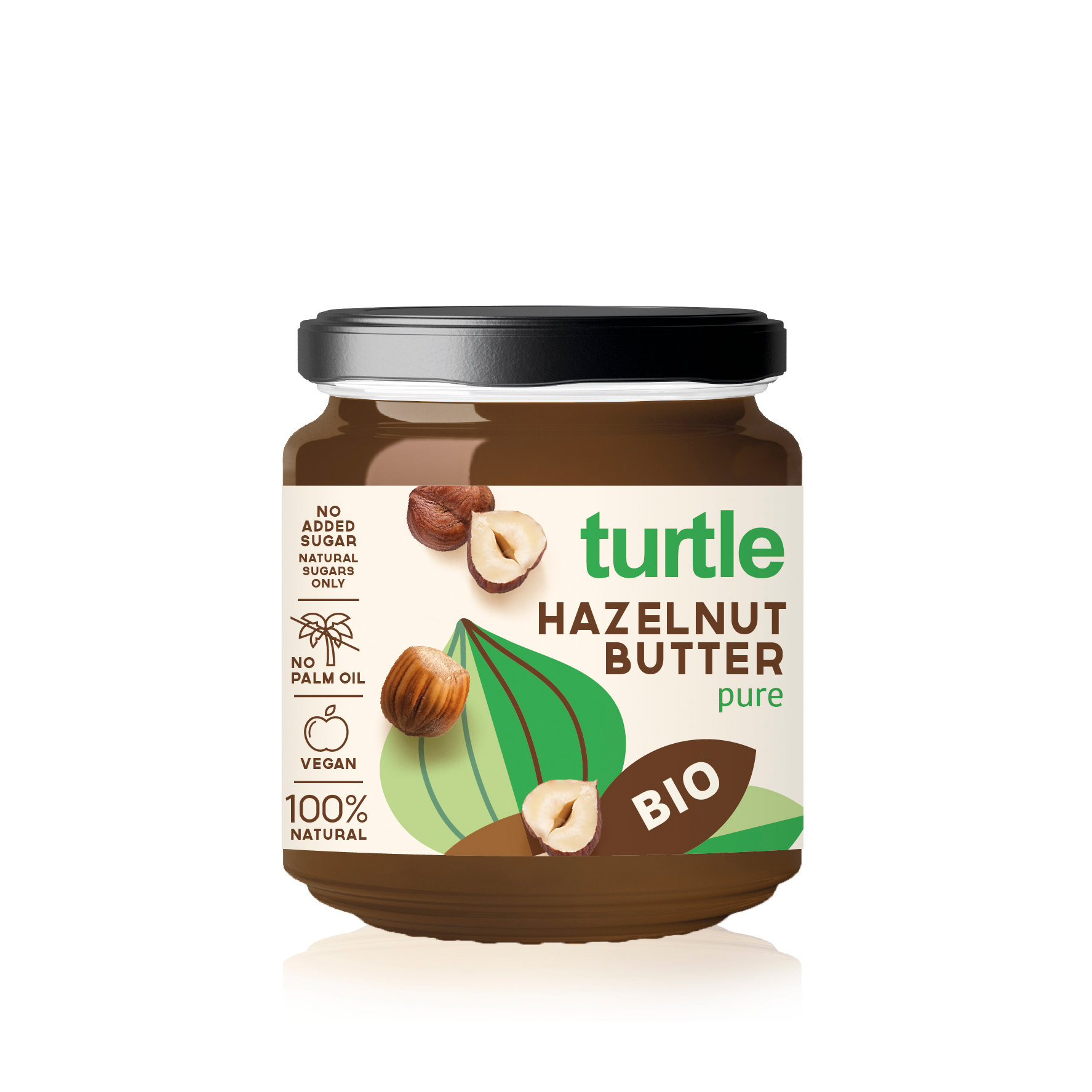 Turtle,Pure Hazelnut Butter Crunchy,200g