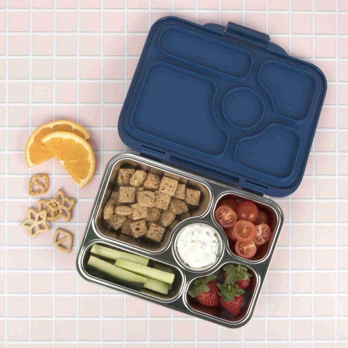 YUMBOX, Presto Bento Lunch Box, Kale blue , 5 compartments