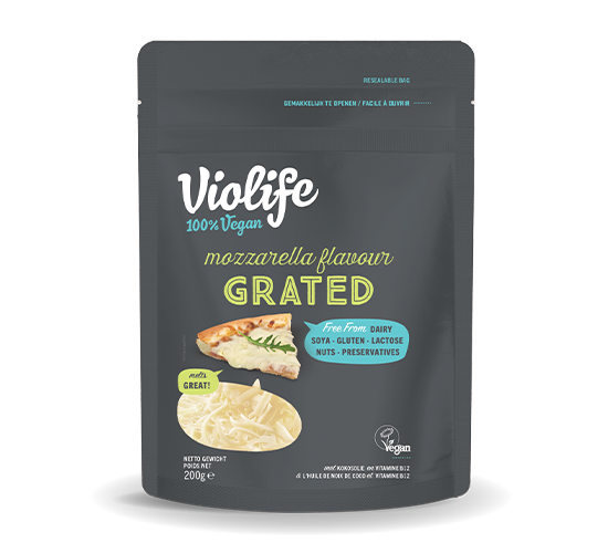 Violife, Mozzarella Flavour with coconut oil, grated , 140g