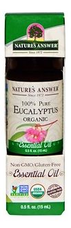 Natures Answer, Organic Eucalyptus essential oil, 15ml