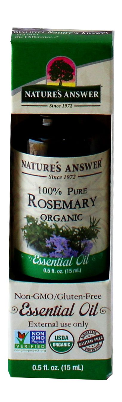 Natures Answer, Organic Rosemary essential oil, 15ml