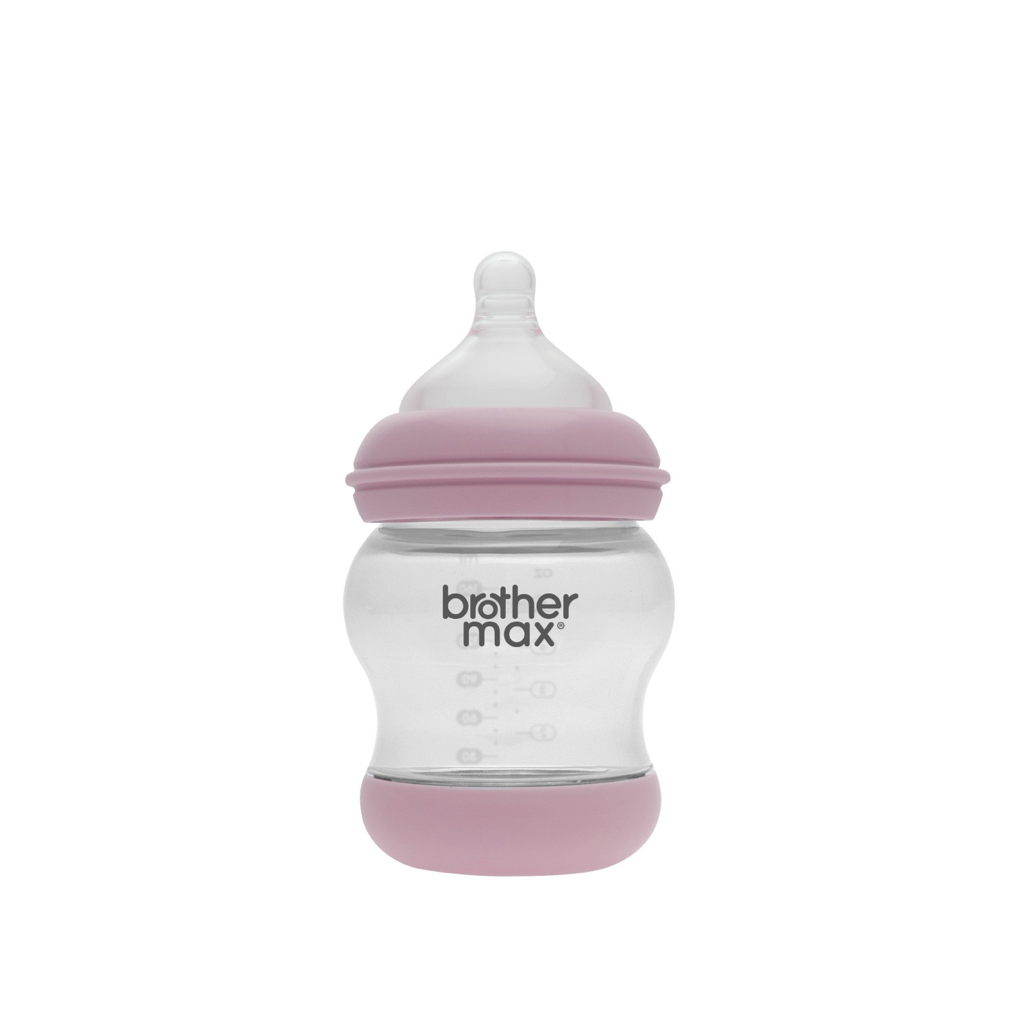 Brother max, Feeding Bottle , Anti-colic ,Pink color, 160ml/5oz