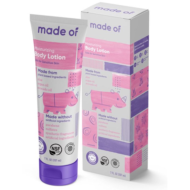 Made of , Moisturizing and body lotion for baby  , 207ml