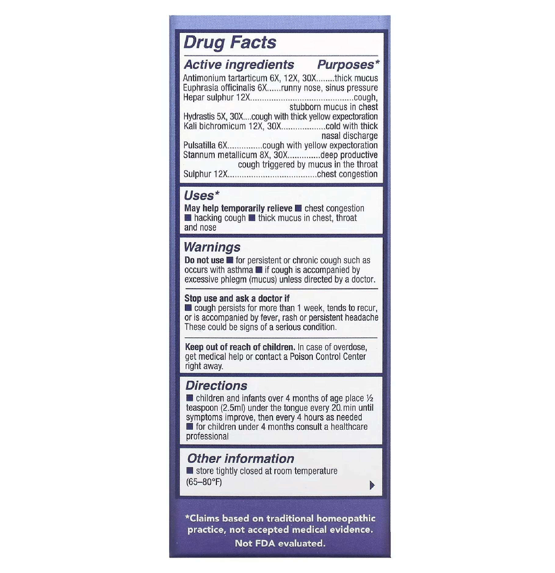 NatraBio, Children's Cough & Mucus, Night, 4 Months & Up , 120 ml