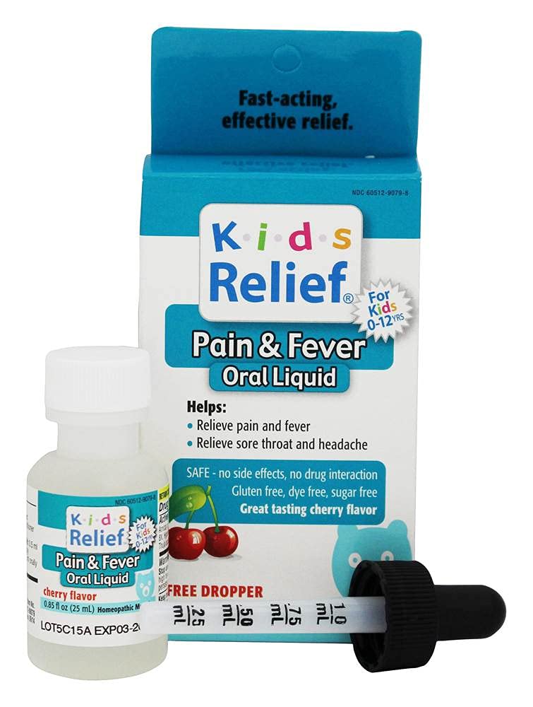 Kids Relief , Pain & Fever Oral Liquid , For kids 0-12 Yrs, 25 ml