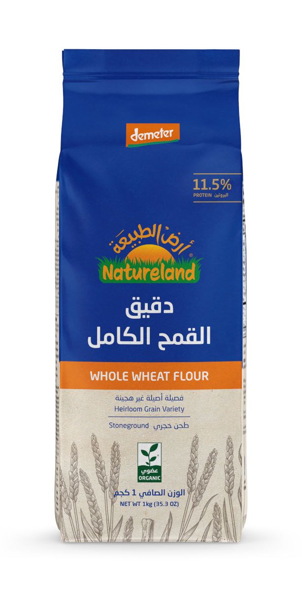 Natureland , Whole Wheat Flour , 1Kg